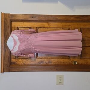 JJs House blush pink dress